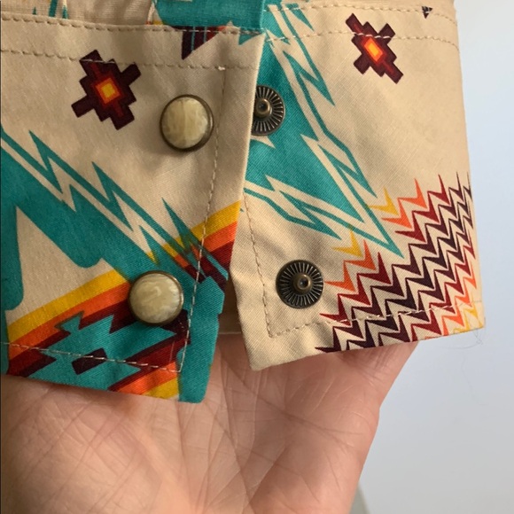 Colorful Western Patterned Shirt - Picture 3 of 5